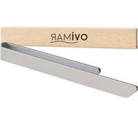 Aluminium Stevns pour la salle de bains ou la cuisine - 40 cm - style moderne - sans perçage - porte-serviettes brossé