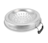 Aluminium Thai BBQ Grill Pan, Même Chauffage de Gril à Chauffer Combo 2 en 1 pour Intérieur Extérieur, Poêle au Charbon de Bois Grillé (35 cm / 13,78 pouces de couleur d'origine)