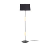 Aluminor Lampadaire Mikado - Ampoule Led E27 - Métal et bois - Noir