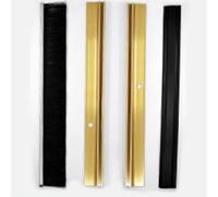 Aluminum Alloy Door Brush Sweep | Multicolor 0.5-2 Inches Home Office Garage Door Sealing: Barrier(Color3,1.2in)
