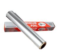 Aluminum Foil Roll, Non-Stick Food Safe Wrap With Cutter, 200x30cm, Heavy-Duty Foil For Baking Cooking Grilling, Kitchen For Casseroles Leftovers, Sturdy And Compact