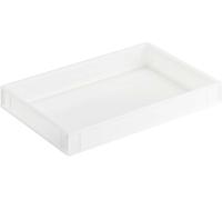 Alutec 05035 Bac en plastique convient pour contact alimentaire (l x H x P) 600 x 75 x 400 mm blanc 1 pc(s)