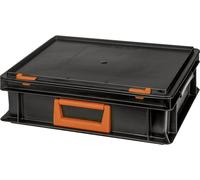 Alutec 139210110188 Bac en plastique Magnus PC 10 (l x H x P) 400 x 133 x 300 mm noir, orange 1 pc(s)