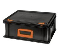 Alutec 139214110188 Bac en plastique Magnus PC 14 (l x H x P) 400 x 183 x 300 mm noir, orange 1 pc(s)
