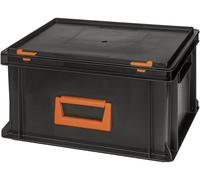 Alutec 139220110188 Bac en plastique Magnus PC 20 (l x H x P) 400 x 233 x 300 mm noir, orange 1 pc(s)