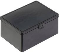 Alutec 1814.080 antistatique (ESD) Bac à charnière ESD (l x H x P) 180 x 80 x 140 mm noir 1 pc(s)