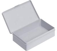 Alutec 66017 Bac à charnière ESD (L x l x H) 136 x 87 x 35 mm gris 1 pc(s)