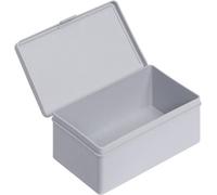 Alutec 66018 Bac à charnière ESD (L x l x H) 136 x 87 x 55 mm gris 1 pc(s)