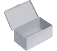 Alutec 66018 Bac à charnière ESD (L x l x H) 136 x 87 x 55 mm gris 1 pc(s)