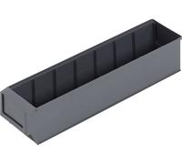 Bac de rangement Alutec 66029 (L x l x H) 400 x 91 x 81 mm gris foncé 1 pc(s)