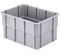 Alutec 75220 Bac de compartimentage empilable (L x l x H) 181 x 131 x 101 mm gris 1 pc(s)