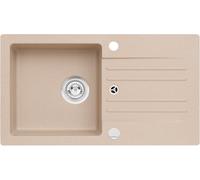 Alveus Foxtrot évier en granit 75x42 cm beige 9603255