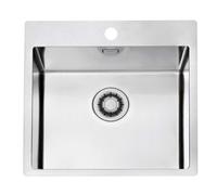 Alveus Pure - Evier 52x53 cm, Quick-Close, inox 1149513