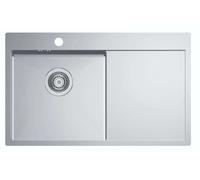 Alveus Quarto - Évier 78x48 cm, gauche, inox 1124384