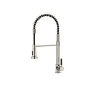 Alveus Urban - Mitigeur d'évier avec bras flexible et douchette, inox/noir mat 1150886