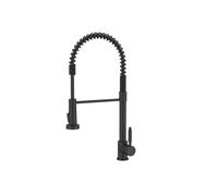 Alveus Urban - Mitigeur d'évier avec bras flexible et douchette, noir mat 1150887