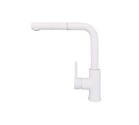 Alveus Zeos - Mitigeur d'évier avec bec extractible, blanc 1136506