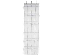 Alvinlite au-dessus de la porte Organisateur de chaussures Porte-placard suspendu Porte-sac de rangement avec 24 grandes poches en filet
