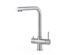 Alvito Atessa robinet à 3 voies en inox, haut, mat