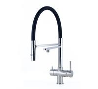 Alvito Levanto robinet à 3 voies en inox, brillant