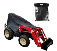 Alvorox Housse de tracteur pour Kubota Mahindra Deere - Tissu Oxford 600D imperméable et durable pour tondeuse à gazon compacte (M)