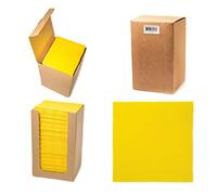 Alvotex Chic Airlaid Lot de 100 Serviettes de Table jetables à Plis 1/4 Aspect Tissu Jaune 20 x 20 cm