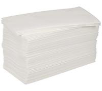 Alvotex Chic Airlaid Lot de 50 Serviettes jetables de qualité supérieure, 1/8 pliées, Aspect Tissu, 39 x 40 cm, Blanches