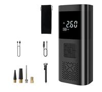ALXYUTEK Compresseur Air Gonfleur de pneus 12V, Batterie Rechargeable intégrée 3 × 2000mAh, Pompe de compresseur d'air Automatique pour Voiture, vélo, Moto Compresseurs d'air portatifs