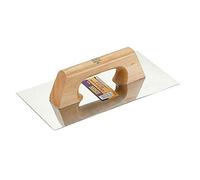 Alyco 195770 Taloche rectangulaire inox 300 x 150 mm manche bois