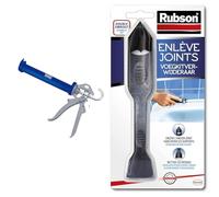 Alyco 198805 Pistolet renforcé de 225 mm pour tubes de silicone & Rubson | Enlève Joints à double embout - Outil pour enlever l'ancien joint sans rayer les supports