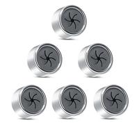 Alyvisun 6 Pièces Porte Torchon Autocollant, Accroche Torchon Cuisine | Ronds Accroche Serviette Salle de Bain en ABS, Crochet Adhesif Mural pour Torchon, Sans Percage