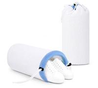 Alyvisun Sac de Lavage pour Chaussures 2 Pièces, Sacs à Linge Réutilisables avec Cordon de Serrage, Maille 3D pour Machine à Laver, avec Support de Séchage pour Baskets