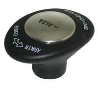 Alza - Couvercle d'autocuiseur bouton-poussoir noir moderne demi-cercle avec couvercle