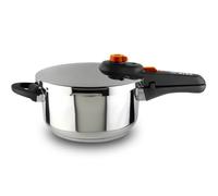 Alza Syma Autocuiseur express rapide, 4 litres, acier inoxydable 18/10, 5 systèmes de sécurité, tous types de cuisinières, induction, position dévaporateur