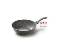 Am accademia mugnano Cuore di Pietra Induction Wok avec revêtement en pierre antiadhésif, 28 cm