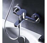 AM.PM Play F8Y10000 Robinet de baignoire avec bec mitigeur monocommande pour baignoire et douche Chromé