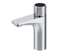 AM.PM Robinet de Lavabo avec Indicateur de Température, Affichage de la Température, Mitigeur de Lavabo pour Salle de Bain, Mitigeur Monocommande pour Lavabo Chromé, FGA02400 Gem
