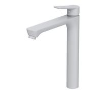 AM.PM - Robinet Lavabo Hit FTA92033, Mitigeur Vasque à Poser Blanc Mat pour Salle de Bain, Cartouche Céramique SoftMotion, Résistant aux Rayures