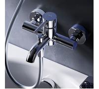 AM.PM Robinet mitigeur mécanique baignoire et douche, Chromé, Laiton FPA10000 Spaike