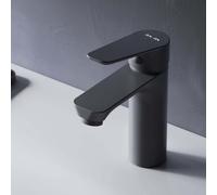 AM.PM Robinet salle de bain noir Robinet de lavabo salle de bain Mitigeur monocommande salle de bain
