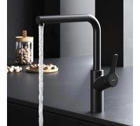 AM.PM X-Joy S Mitigeur cuisine noir mat bec orientable FXB05022