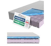 AM Qualitätsmatratzen - Matelas à Mousse en Gel Froide Premium 90x200cm équilibré - Matelas qualitatif avec revêtement à Mousse Gel de 4cm - 23cm Hauteur Premium - qualité Allemande - 90 x 200