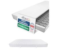 AM Qualitätsmatratzen - Matelas Ressorts bonell 90x200cm équilibré/Ferme - 19cm Hauteur - Made in Germany - Housse qualitative en Double Tissu à Fibre Climatique (200g/m²)