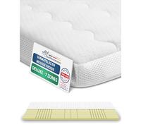 AM Qualitätsmatratzen - Surmatelas 160 x 200 Epais 8 cm - très Adaptable et Confortable - en Mousse Froide Durable à Haute densité - Housse Respirante et Lavable - surmatelas 160x200 cm avec 7 Zones