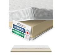 AM Qualitätsmatratzen - Surmatelas 180 x 210 cm Epais - Surmatelas Latex à Haute densité - Housse Respirante en Tencel Lyocell - sur Matelas en Latex 180x210 cm - Topper 180/210