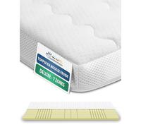 AM Qualitätsmatratzen - Surmatelas 180 x 220 Epais 8 cm - très Adaptable et Confortable - en Mousse Froide Durable à Haute densité - Housse Respirante et Lavable - surmatelas 180x220 cm avec 7 Zones