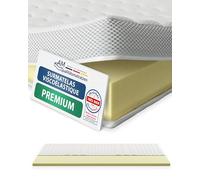 AM Qualitätsmatratzen Surmatelas en mousse à mémoire de forme certifié Öko-Tex 160 x 200 cm H2 - Fabriqué en Allemagne - 160 x 200 cm - Avec housse en lyocell - Soulagement de la pression et