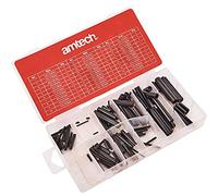 Am-Tech Assortiment de 120 goupilles cylindriques, Transparent, taille unique