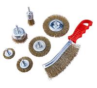 Am-Tech Lot de 7 brosses métalliques