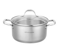 AM3549 Arthur Martin Marmite 24 cm avec couvercle - Acier Inoxydable - Tous feux dont induction